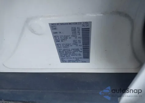 2014 Nissan Rogue S из США, поврежденный, VIN 5N1AT2MT4EC842580